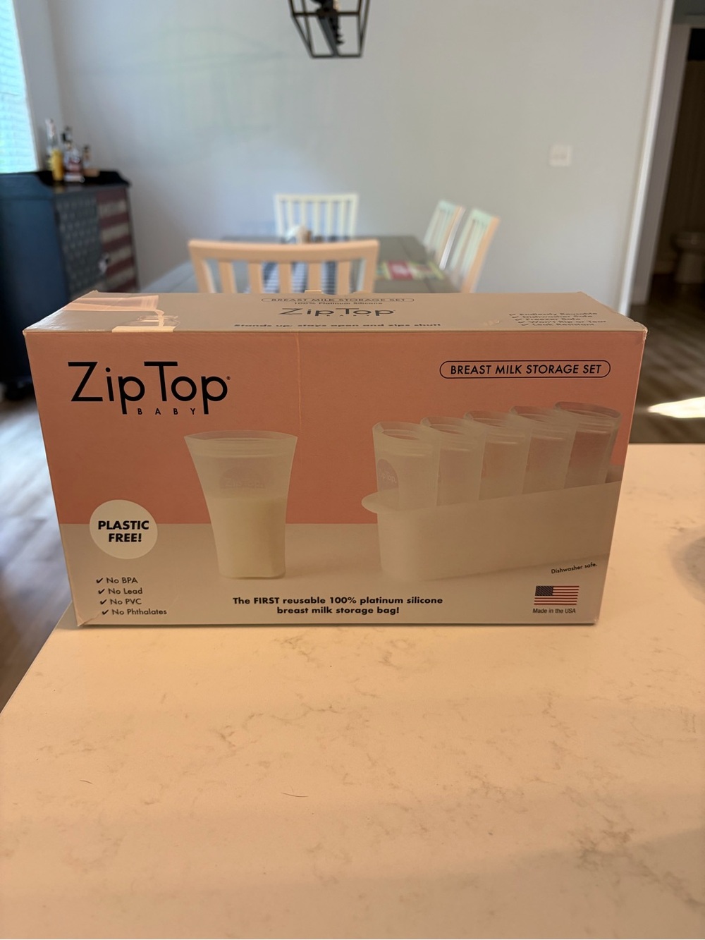 Baby Pink Breast Milk Storage Set